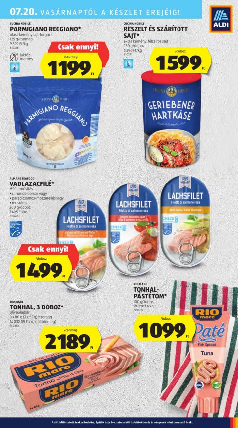 ALDI akciós újság