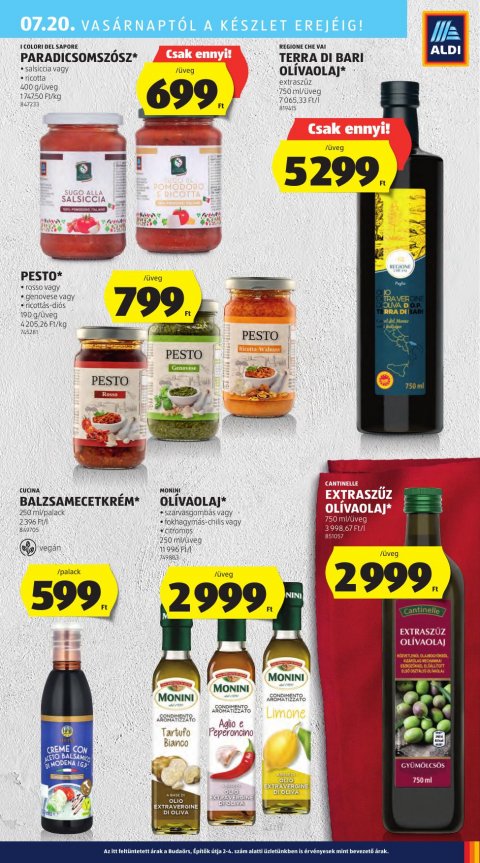 ALDI akciós újság