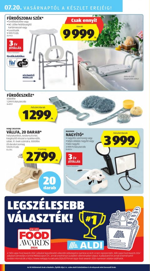 ALDI akciós újság