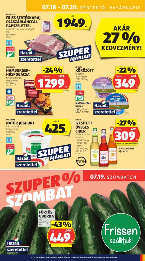 ALDI akciós újság