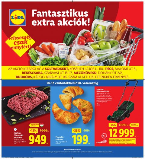 LIDL Regionális akciós újság od 17. 7. 2025 do 20. 7. 2025