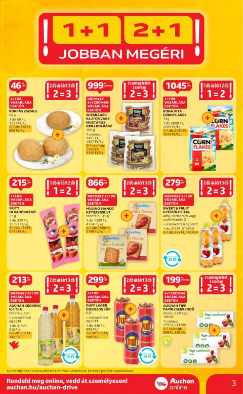 AUCHAN Szupermarket akciós újság