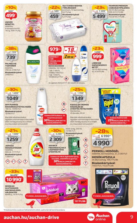 AUCHAN Szupermarket akciós újság