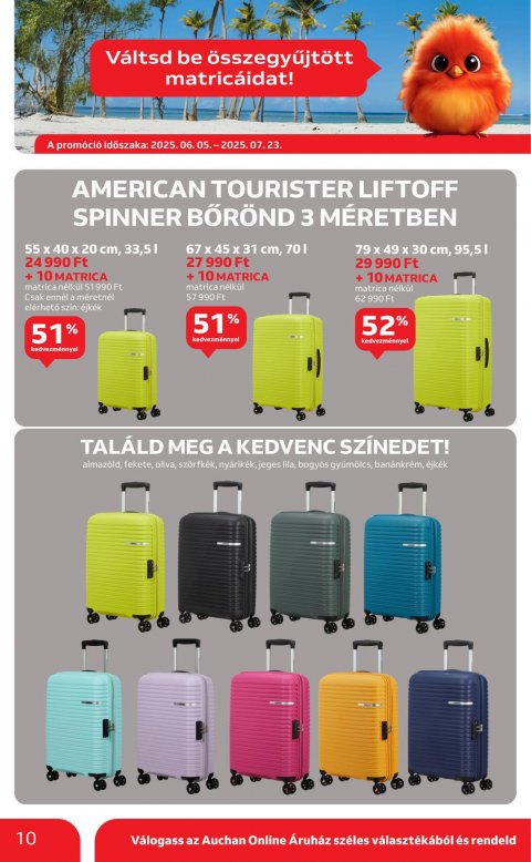 AUCHAN Szupermarket akciós újság