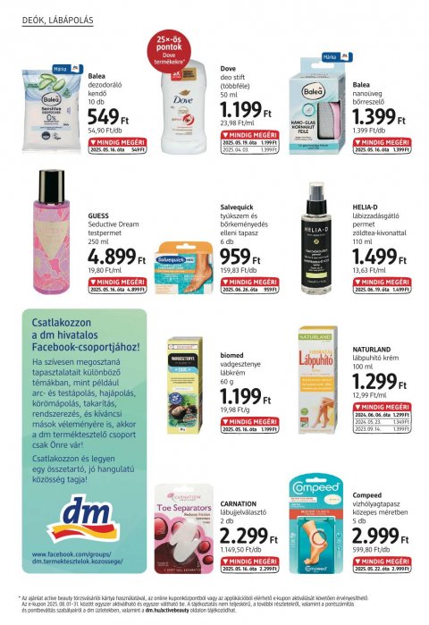 DM DROGERIE MARKT akciós újság