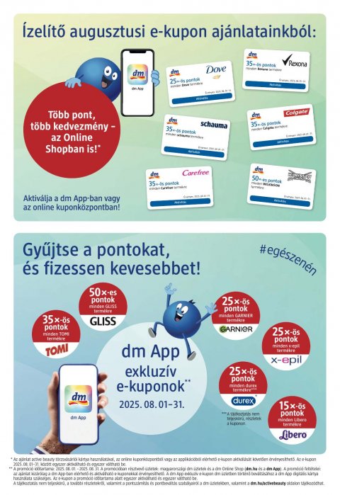 DM DROGERIE MARKT akciós újság
