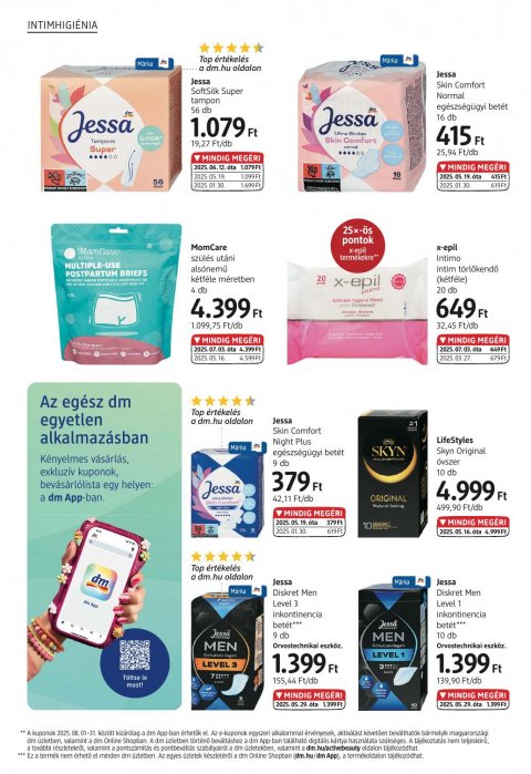 DM DROGERIE MARKT akciós újság