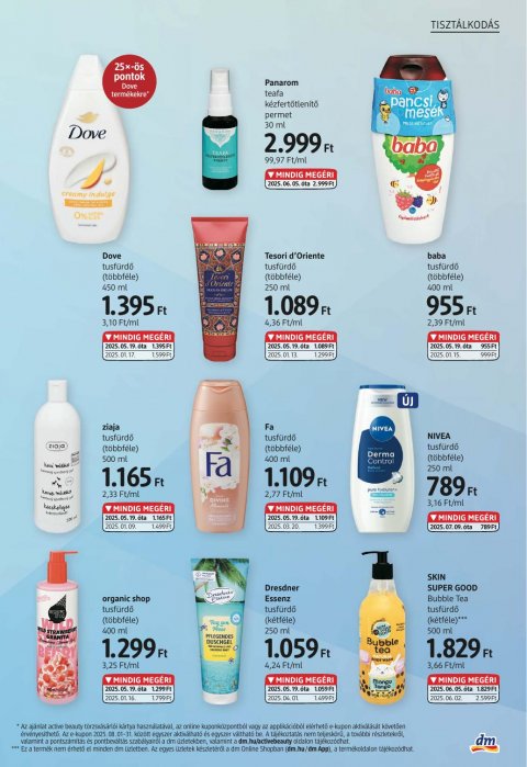 DM DROGERIE MARKT akciós újság