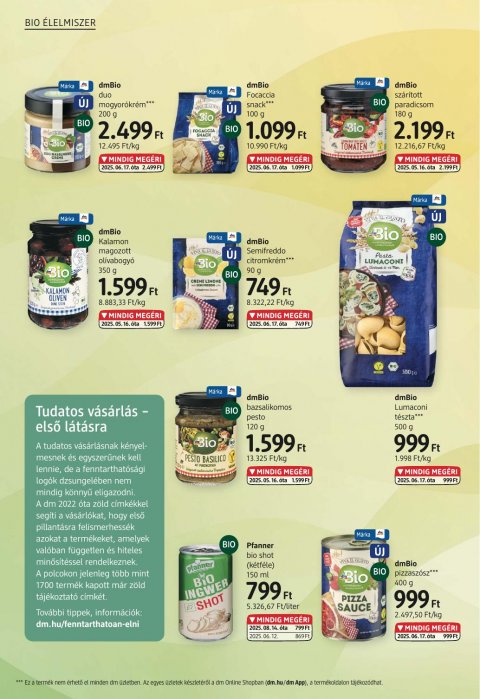 DM DROGERIE MARKT akciós újság