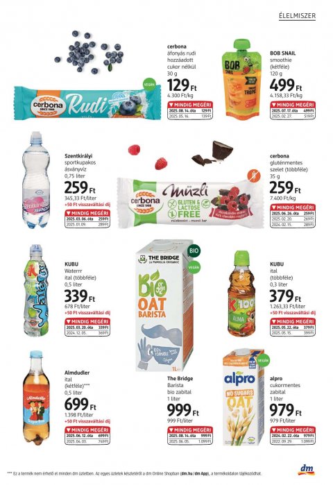 DM DROGERIE MARKT akciós újság