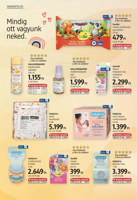 DM DROGERIE MARKT akciós újság