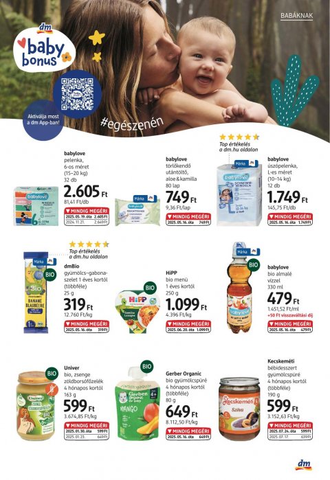 DM DROGERIE MARKT akciós újság
