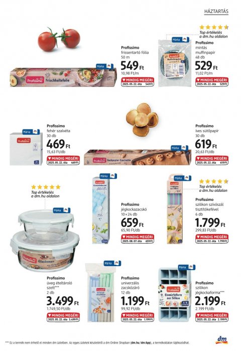 DM DROGERIE MARKT akciós újság