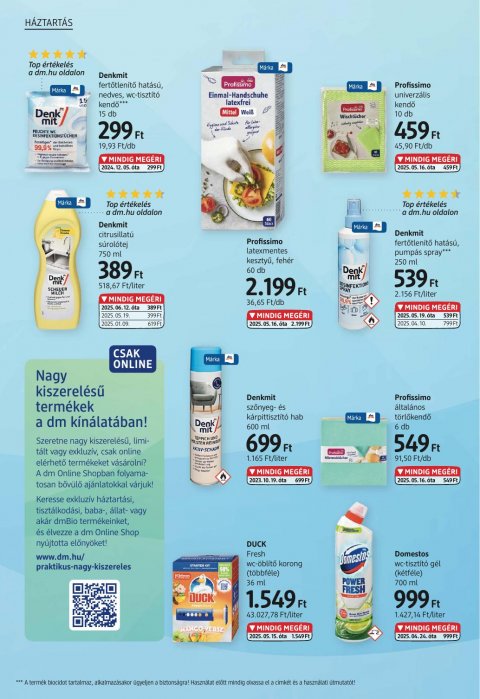 DM DROGERIE MARKT akciós újság