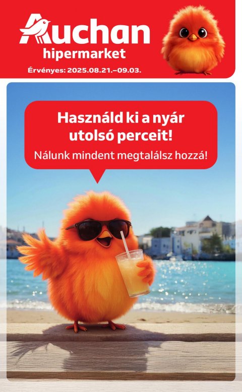 AUCHAN Hipermarket Nyárvégi ajánlatok akciós újság