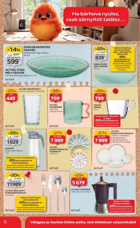 AUCHAN Hipermarket Tanévkezdési ajánlatok akciós újság