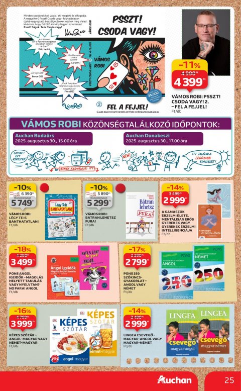 AUCHAN Hipermarket Tanévkezdési ajánlatok akciós újság