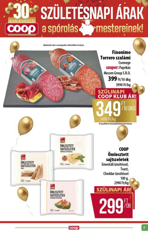 COOP Alföld akciós újság