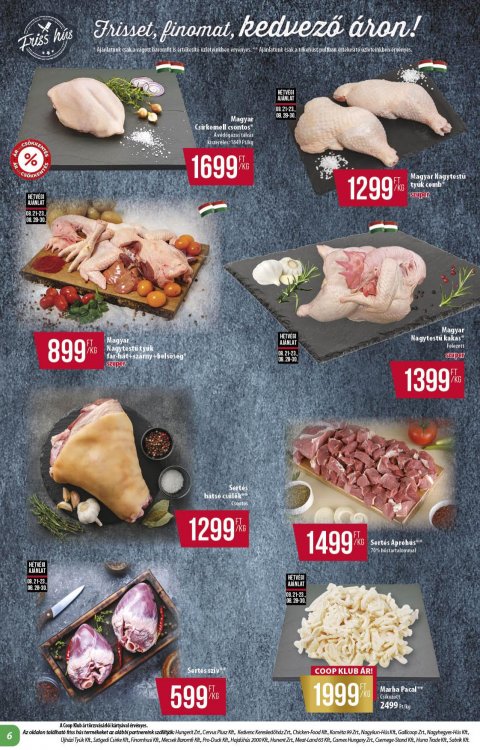 COOP Alföld akciós újság