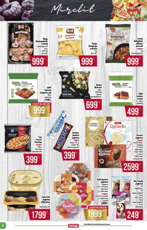 COOP Alföld akciós újság