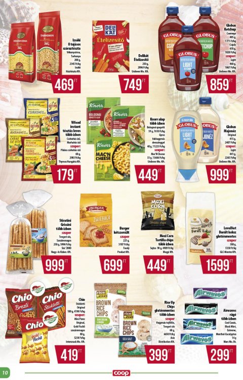 COOP Alföld akciós újság