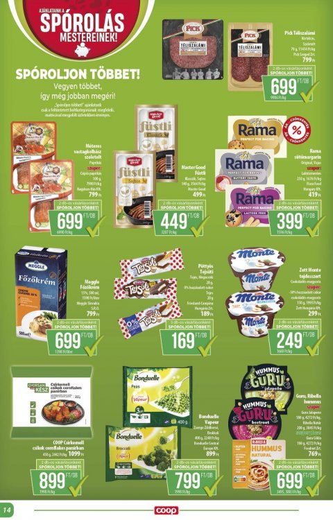 COOP Alföld akciós újság