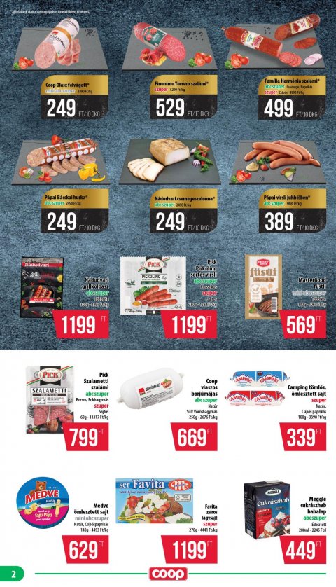 COOP Mecsek akciós újság