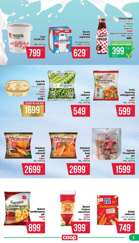 COOP Mecsek akciós újság