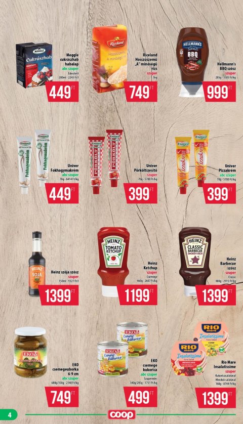COOP Nyírzem akciós újság