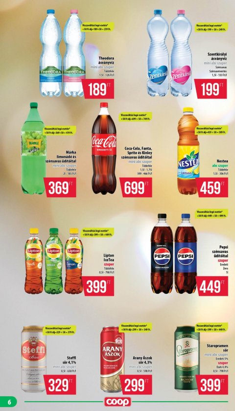 COOP Nyírzem akciós újság