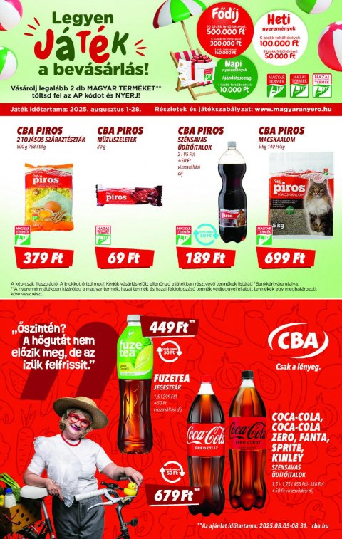 CBA akciós újság