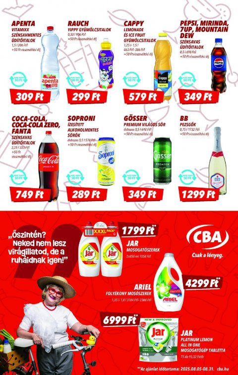 CBA akciós újság