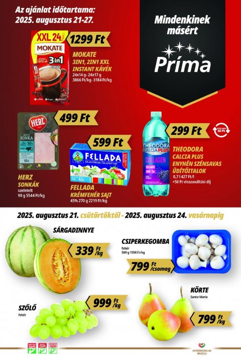 CBA Príma akciós újság
