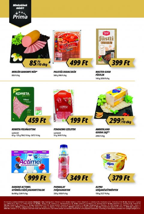 CBA Príma akciós újság