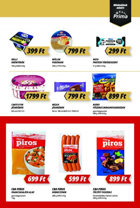 CBA Príma akciós újság