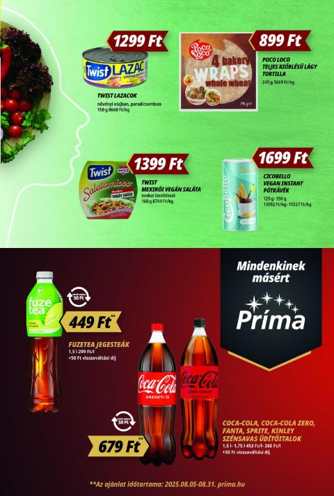 CBA Príma akciós újság