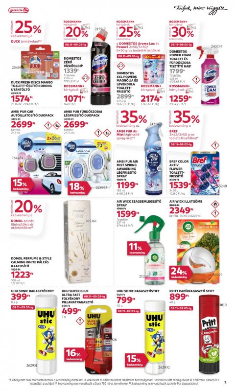 ROSSMANN akciós újság
