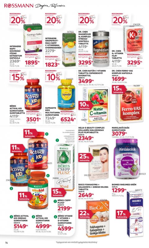 ROSSMANN akciós újság