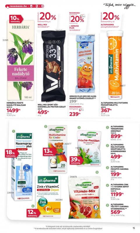 ROSSMANN akciós újság