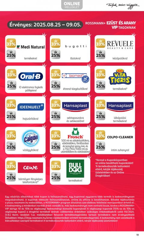 ROSSMANN akciós újság