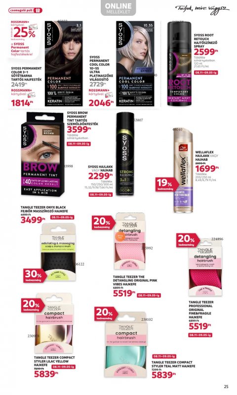 ROSSMANN akciós újság