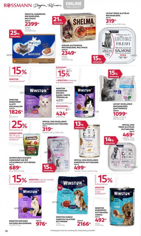 ROSSMANN akciós újság