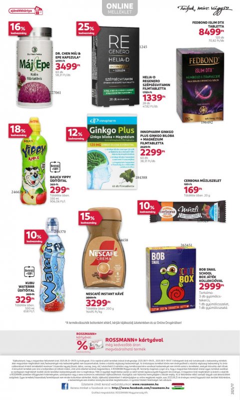 ROSSMANN akciós újság