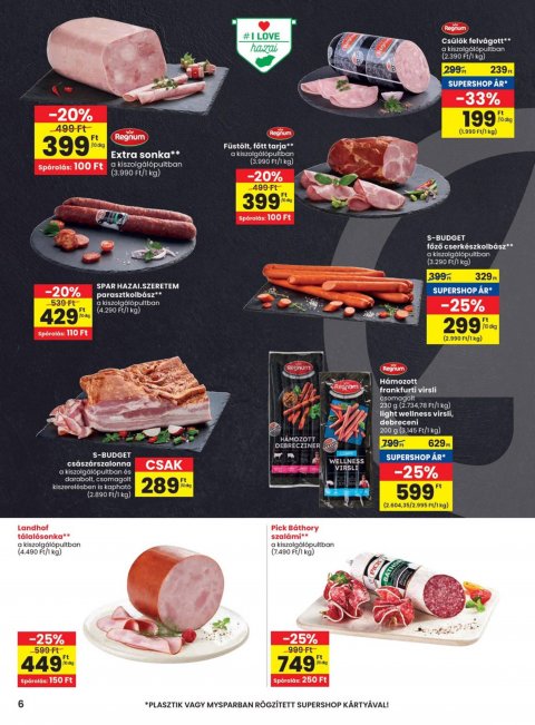 SPAR akciós újság