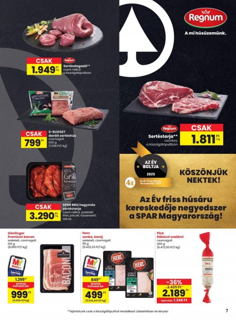 SPAR akciós újság