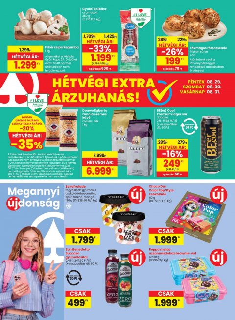 SPAR akciós újság
