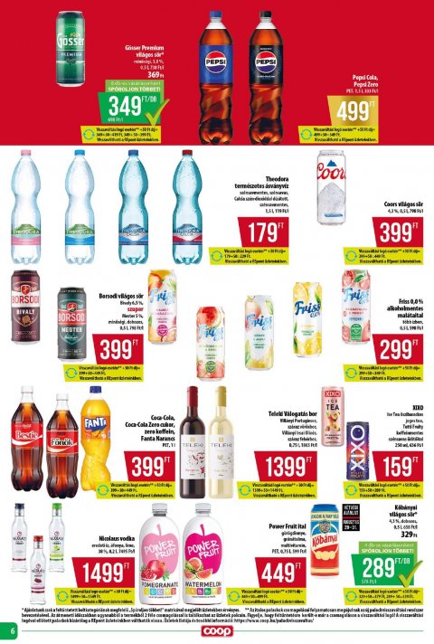 COOP Tisza akciós újság