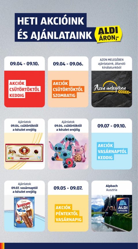 ALDI akciós újság