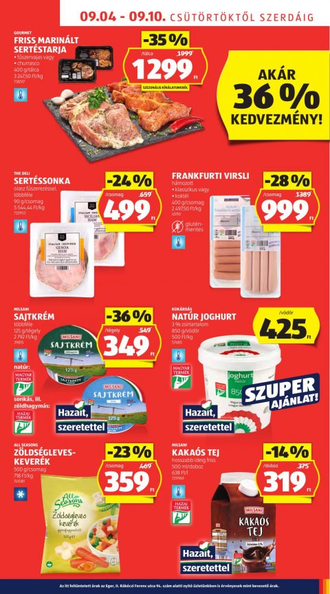 ALDI akciós újság