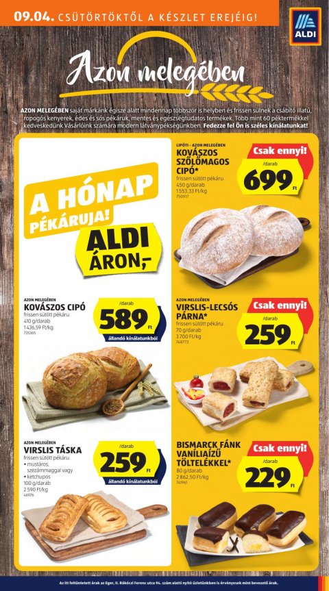 ALDI akciós újság